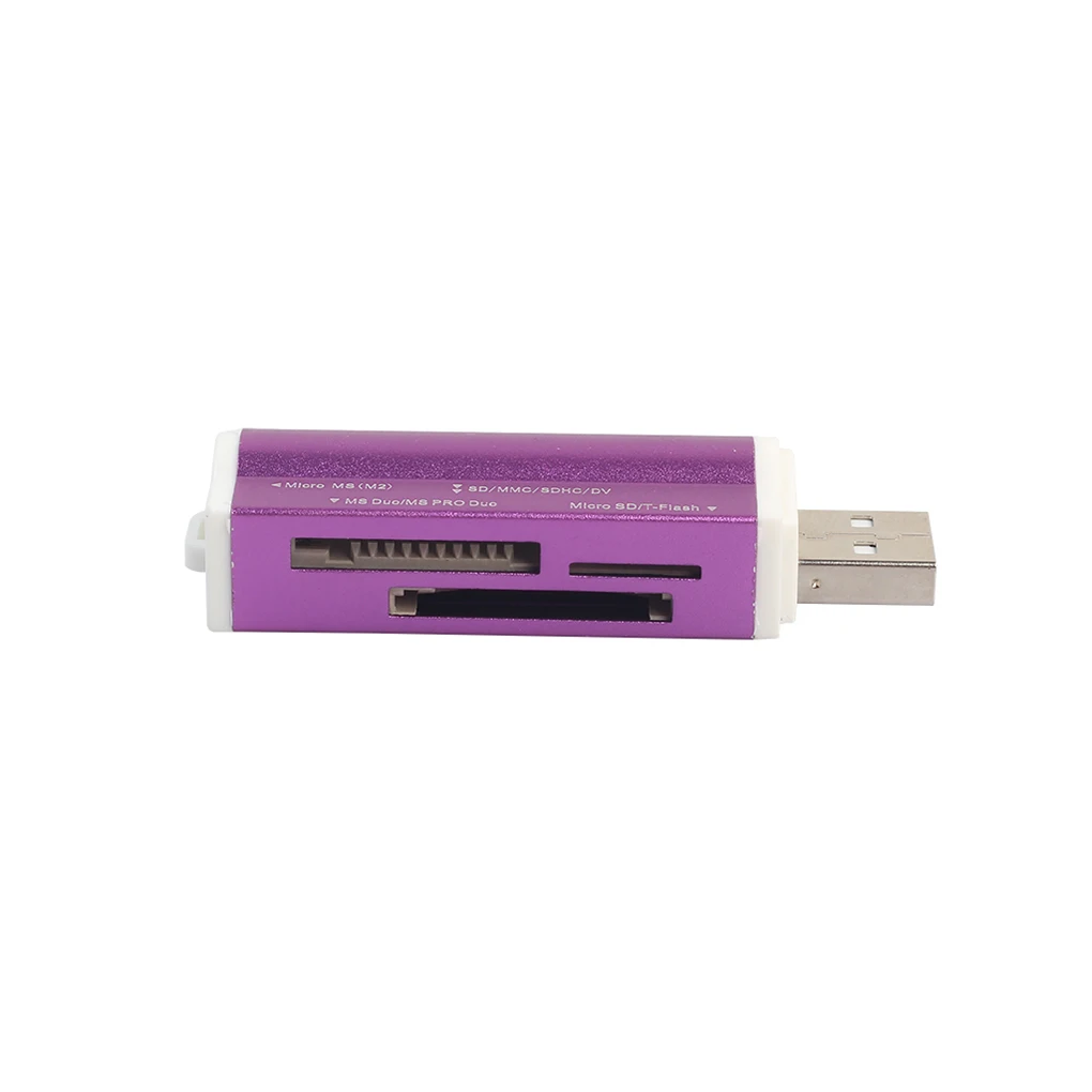 Новый USB 2,0 все в 1 Multi чтения карт памяти для TF Micro SD MMC SDHC M2 Memory Stick MS Duo RS-MMC