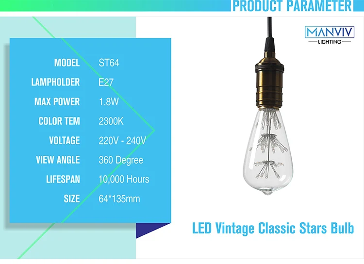 LED Vintage Classic Stars Bulb_02