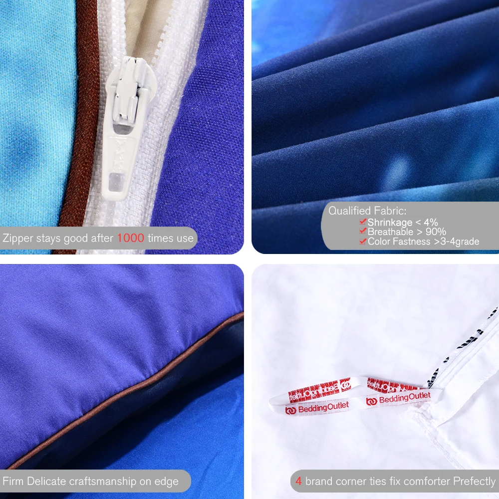 BeddingOutlet القمر و المحيط حاف مجموعة غطاء السرير انتشار بارد 3D طباعة سرير لينة الأزرق طقم سرير 3 قطعة التوأم كامل الملكة الملك BeddingOutlet القمر و المحيط حاف مجموعة غطاء السرير انتشار بارد 3D طباعة سرير لينة الأزرق طقم سرير 3 قطعة التوأم كامل الملكة الملك