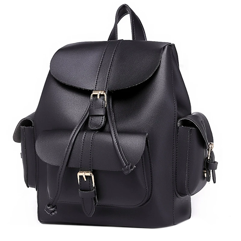 

Ladies Drawstring Retro Backpack Female School Single Backpack Teenage Girl Backpack