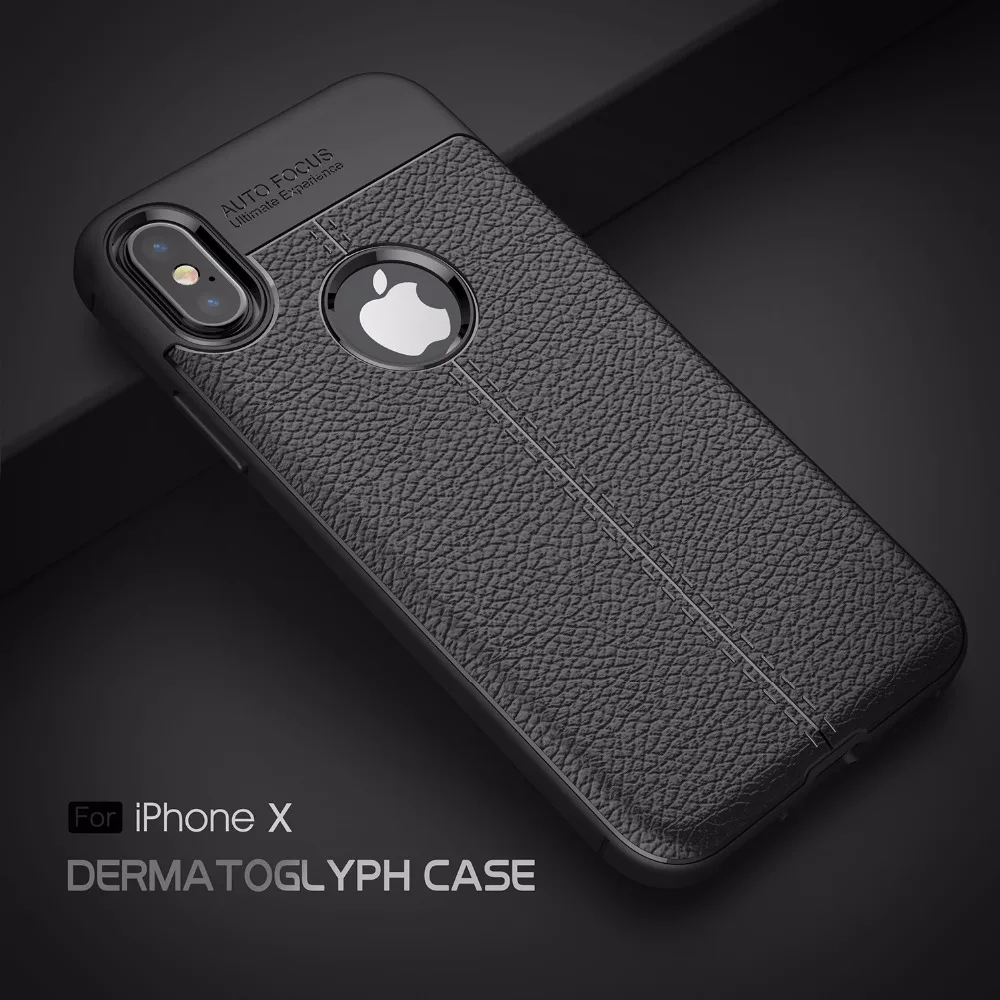 Best Soft Case For iPhone X 6 7 8 Plus Case Soft Silicone Carbon Fiber Full Protection Back Cover Case For iPhone 7 6 5s Back Cover