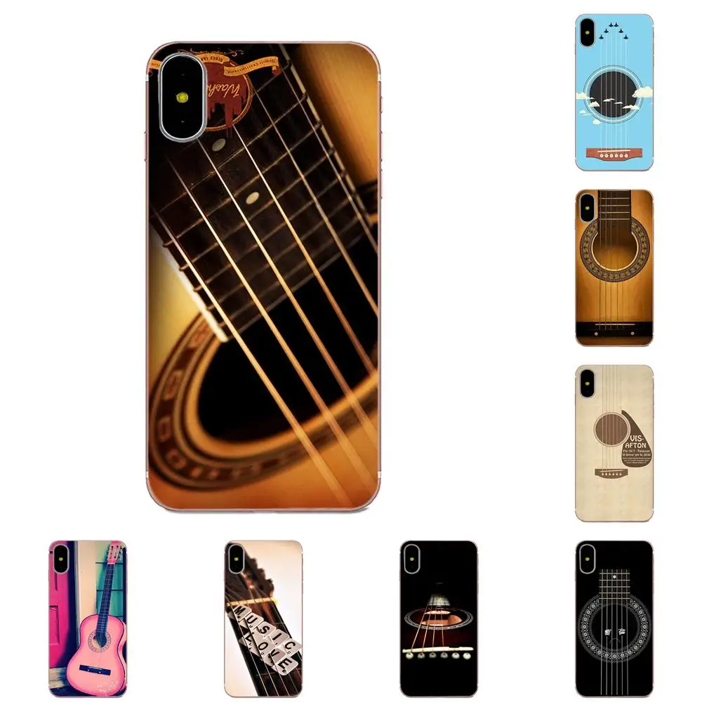 

For Huawei Honor Mate 7 7A 8 9 10 20 V8 V9 V10 G Lite Play Mini Pro P Smart TPU Phone Case Skin Cover I Love Guitar