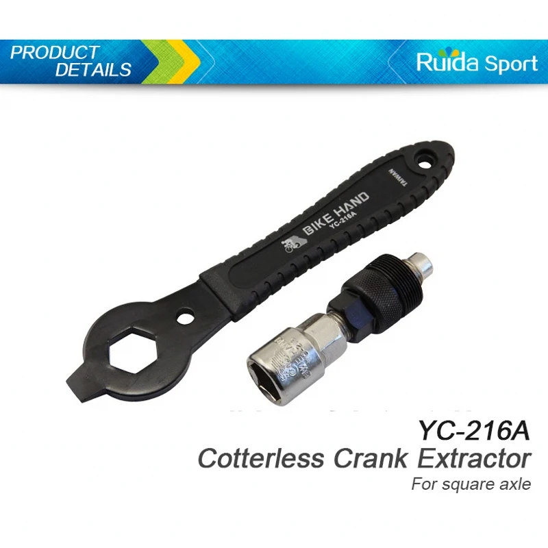 Silver black YC216A Горячая распродажа! велосипедная велосипед велосипедная педаль гаечный ключ ремонт инструмент YC-216 хорошего качества Новое поступление топ инструменты для горного велосипеда - Цвет: Silver black YC216A