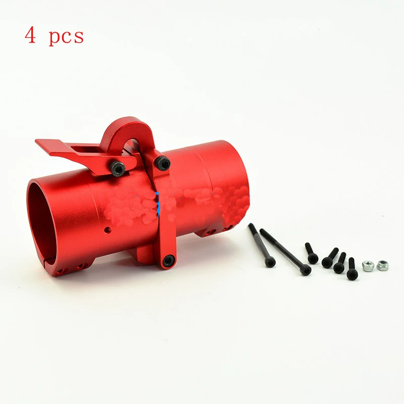 

4PCS 40mm Carbon Tube Spare Parts CNC Horizontal Folding Arm Foldable Piece Connector for Agriculture Plant Protection Drone