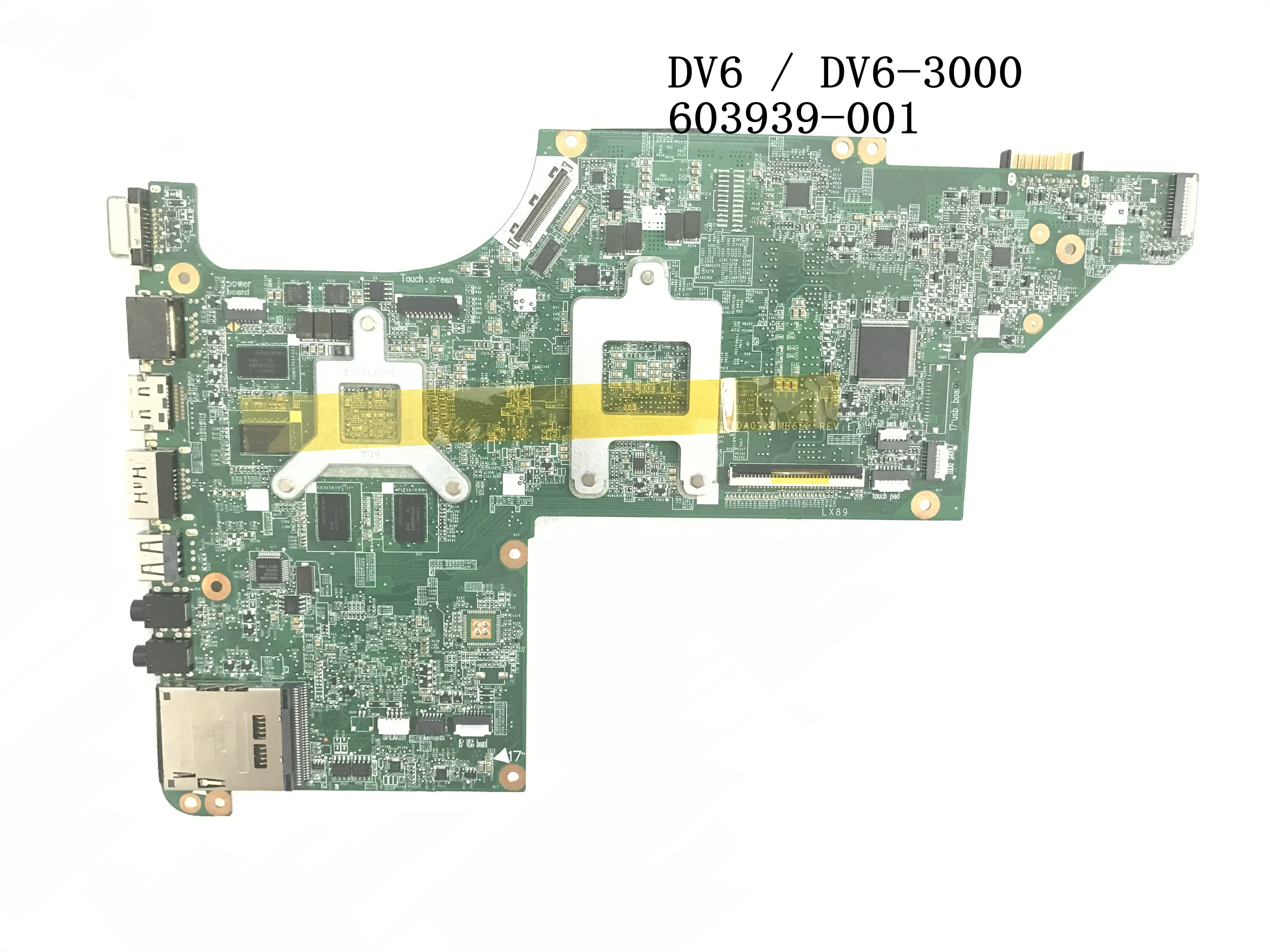  BiNFUL STOCK   item 603939-001 DA0LX8MB6D1 FOR HP PAVILION DV6 DV6-3000 LAPTOP MOTHERBOARD HD 5650 