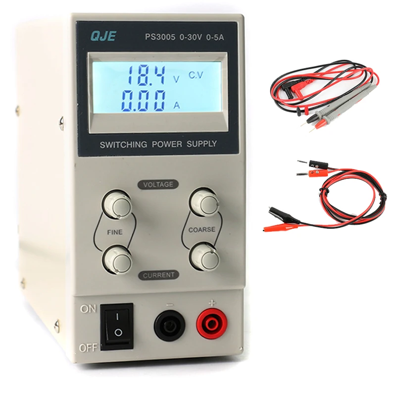 

PS3005 30V 5A Professional Digital Adjustable DC Power Supply Laboratory Switching Power Supply 110V 220V US/EU/AU Plug