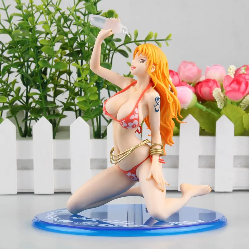 15 см Nami фигурка героя Аниме one piece сексуальное бикини пластиковая модель | Отзывы и видеообзор -32868850420