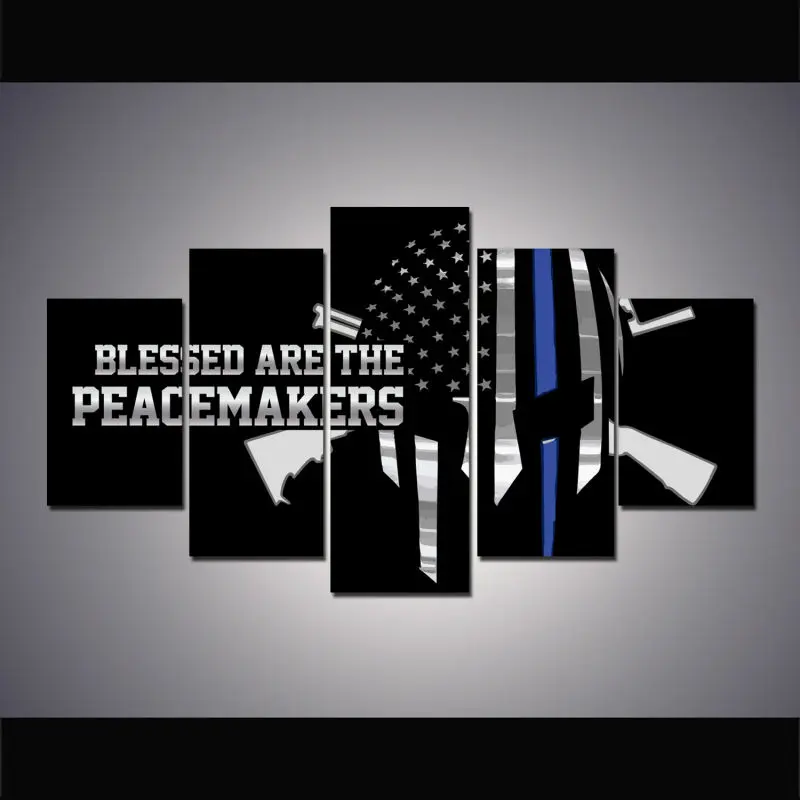 blessed are the peacemakers letters 5 Piece Wall Art ...