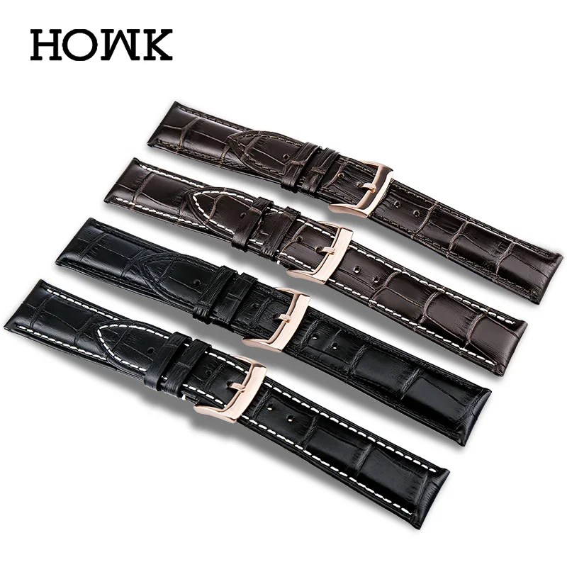 Ремешок кожаный для часов Tissot 24 мм 22 20 мм|watch strap|watchband blackleather watchband |