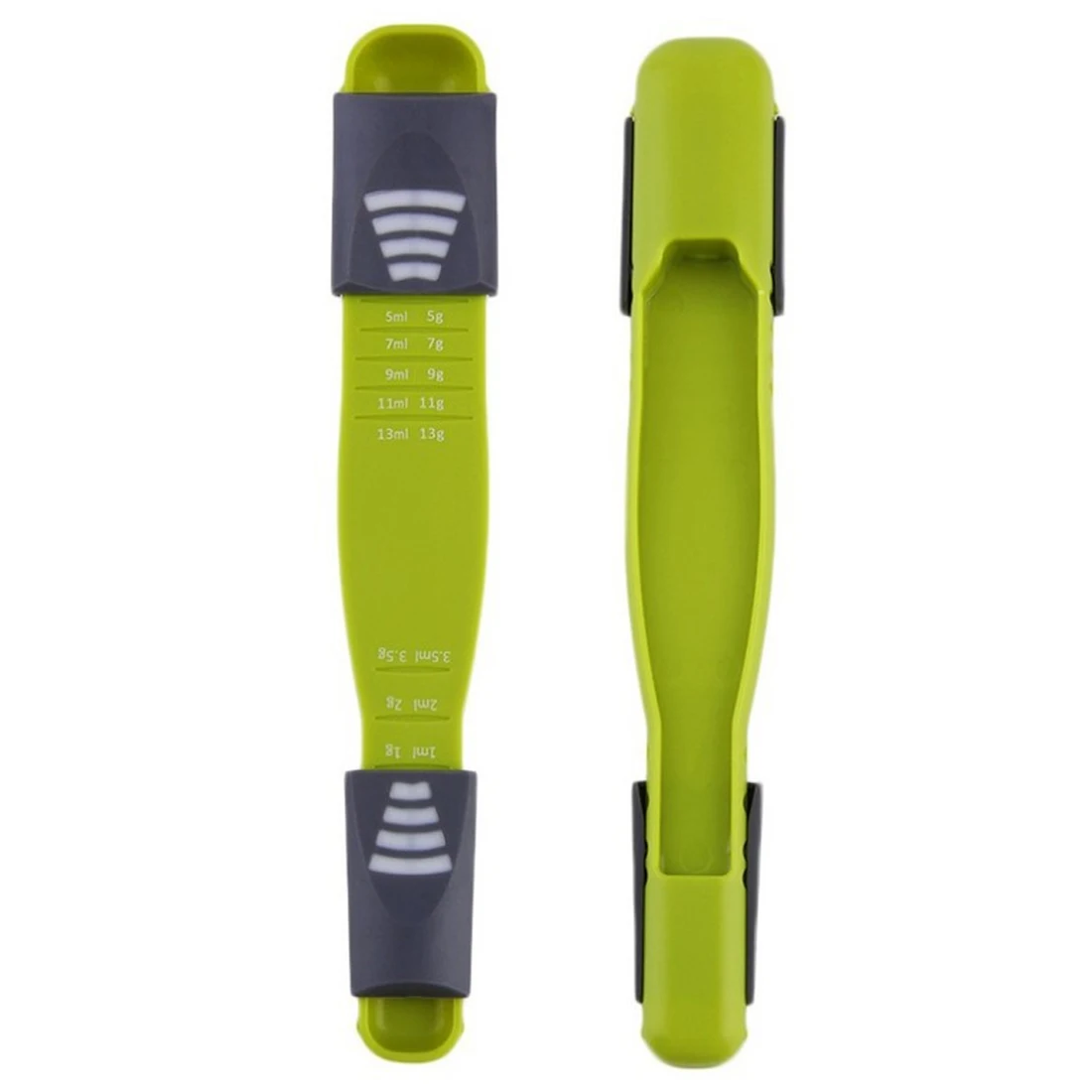 

Good Measure Cup Double End Eight Stalls Adjustable Scale Measuring Spoons Metering Spoon Baking Tool Kitchen Accessories