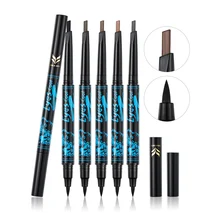 Карандаш для бровей водонепроницаемый долговечный легко носить натуральный двойной головной карандаш для бровей летний профессиональный макияж для бровей