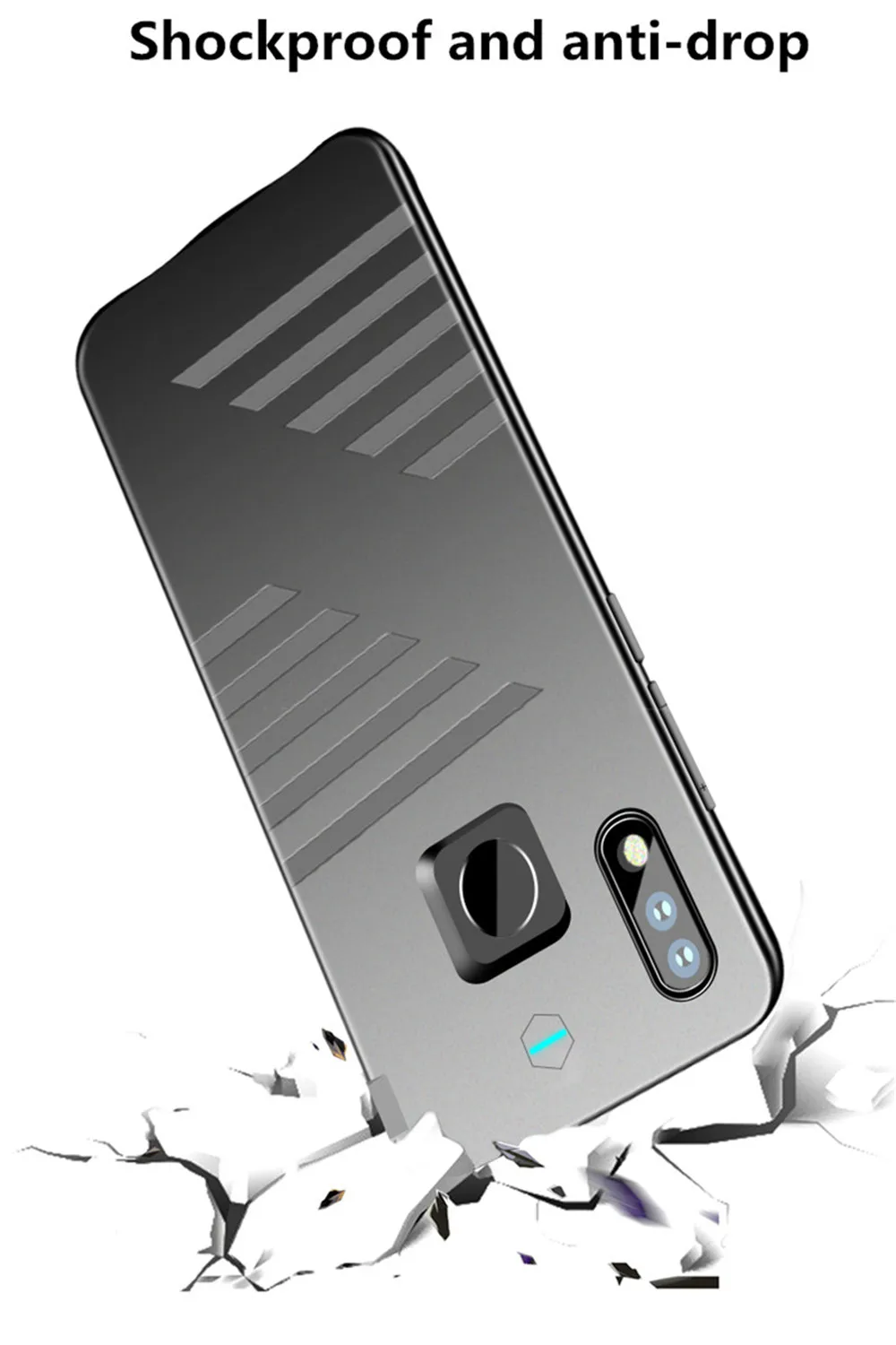 

6800mah Power Bank Pack Charging Cover For Huawei Nova 3 Back Clip Battery Case External Battery Charger Cases