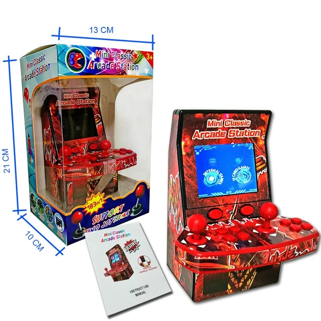 183 in 1 Mini Arcade Game Console Retro Arcade Handheld Game Player