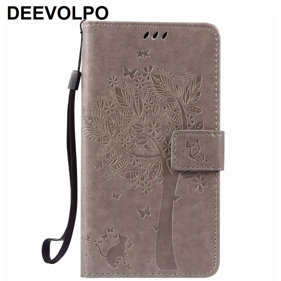 

DEEVOLPO Leather Cases 3D Embossing Capa For Oneplus 3 5 5T For One Plus Three Five 1+5 1+3 Solid Color Covers Card Slot DP06Z