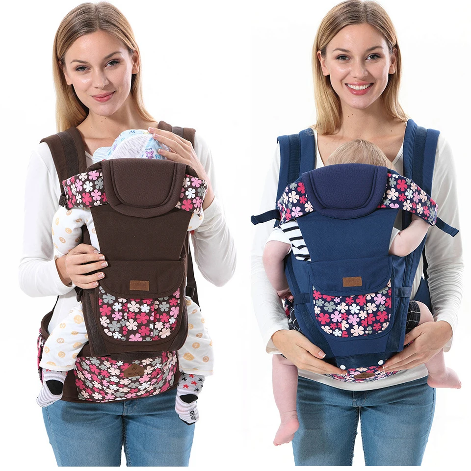 

2018 Hot Ergonomic Baby Carrier sling Breathable baby kangaroo hipseat backpacks&carriers Multifunction backpack Wrap Suspenders