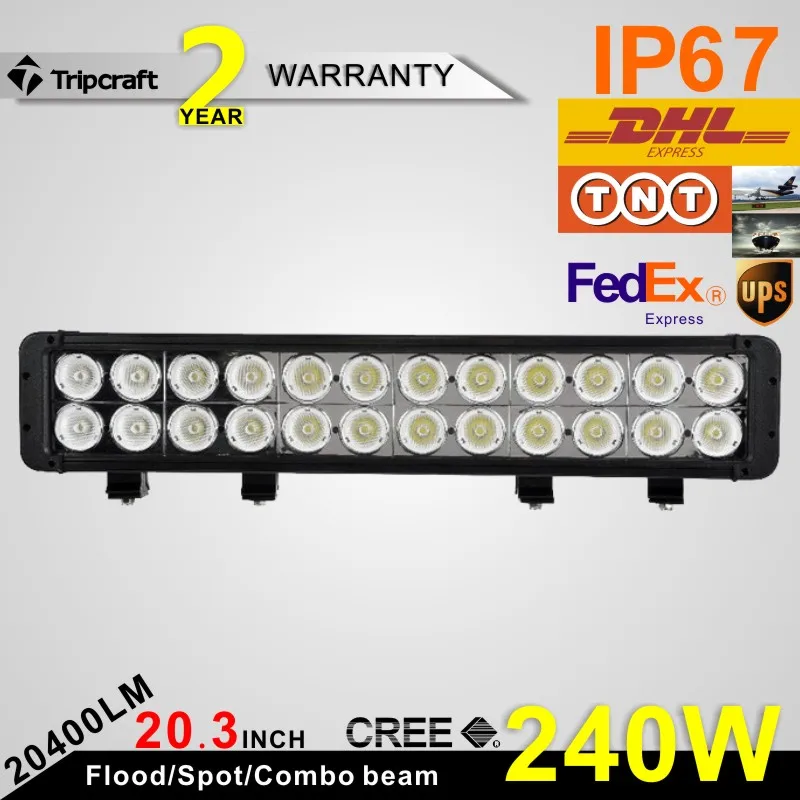 

Freeshipping 2Row20.3Inch240W LED Light Bar for Indicators Work Driving Offroad Boat Car Truck 4x4 SUV ATV Fog Spot Flood Combo