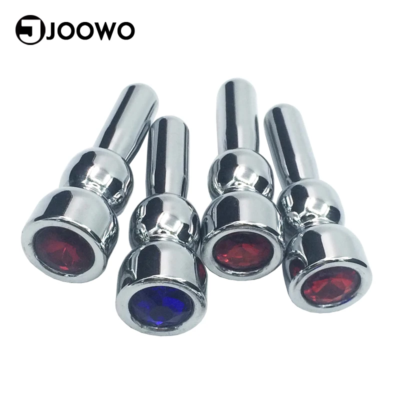 Male Chastity Steel Urethral Plug Mini Penis Stretching Prince Wand Insert Adult Product With Ball Sex Toys For Men