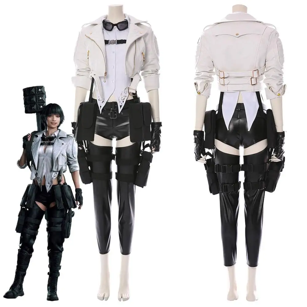 Devil May Cry V DMC5 Dante Aged Outfit Cosplay Costume Coat Uniform Suit Shirt