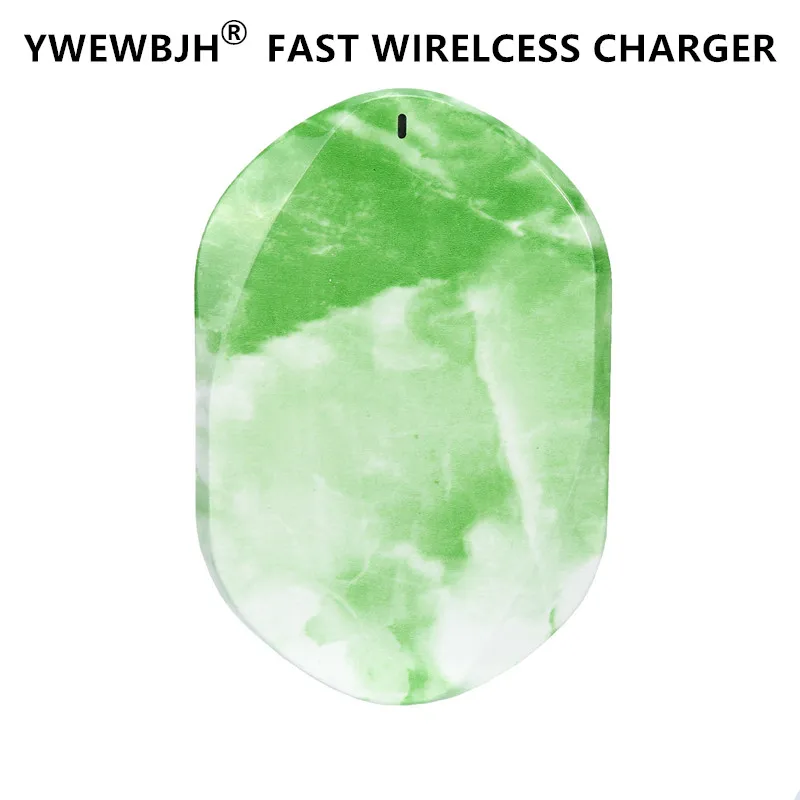 

YWEWBJH 50 Pcs Lot Wireless Charger Silk screen for iPhone X For 8 Plus 10W Wireless Charging For Galaxy S9 Many Styles
