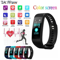 Крутые спортивные часы-браслет для женщин для мужчин для Android светодио дный IOS LED водостойкие Смарт-часы сердечного ритма приборы для