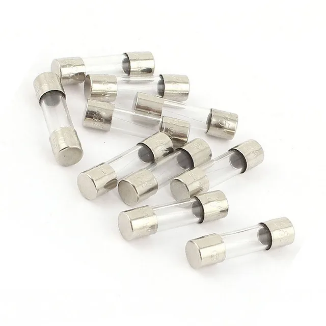 10 Pz 250V 3A 3Amp Lenti Soffiaggio Vetro Fusibili Tubi 5mm X 20mm - Foto 3