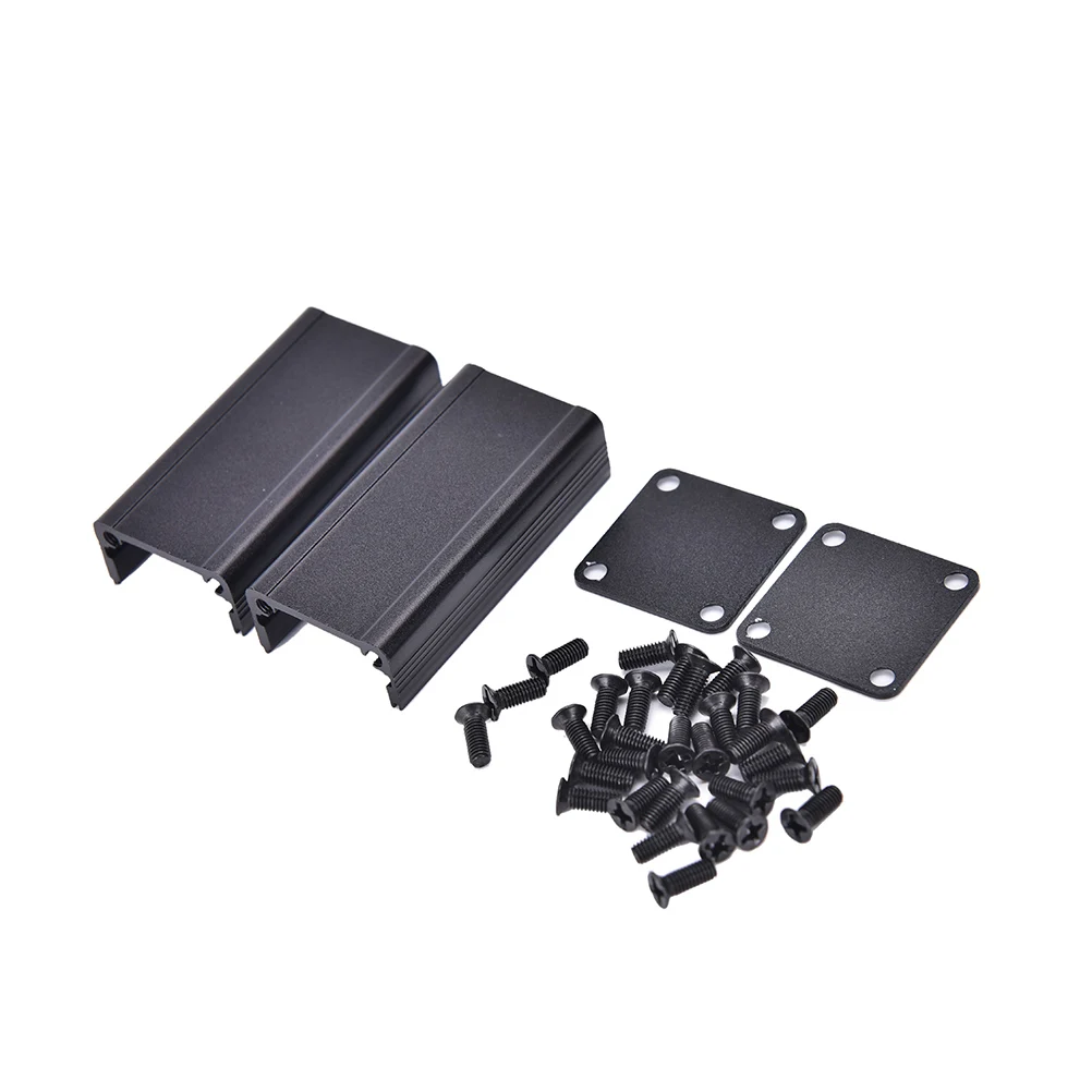 

1PCS 50x25x25mm Extruded Aluminum Box Black Red Enclosure Electronic Project Case for PCB 2 Colors Available
