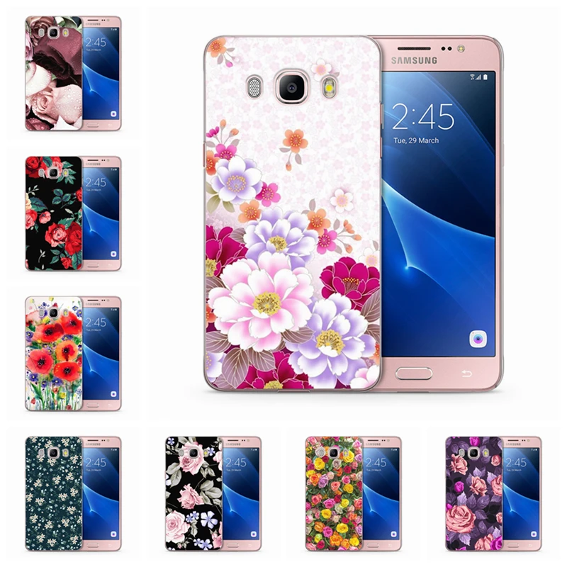 TPU чехол для Samsung Galaxy A3 A5 2017 телефона силиконовый Ретро цветочный узор S8 S8plus Note 8 B042