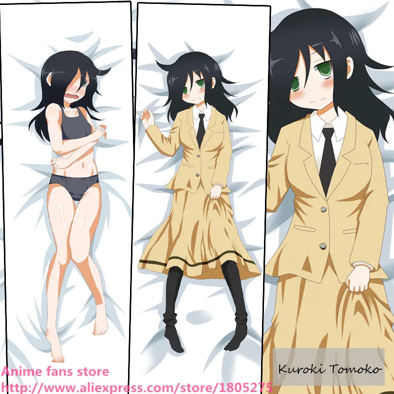 Аниме Watashi ga Motenai no wa Dou Kangaetemo Omaera Warui Kuroki Tomoko Наволочка Чехол для подушки