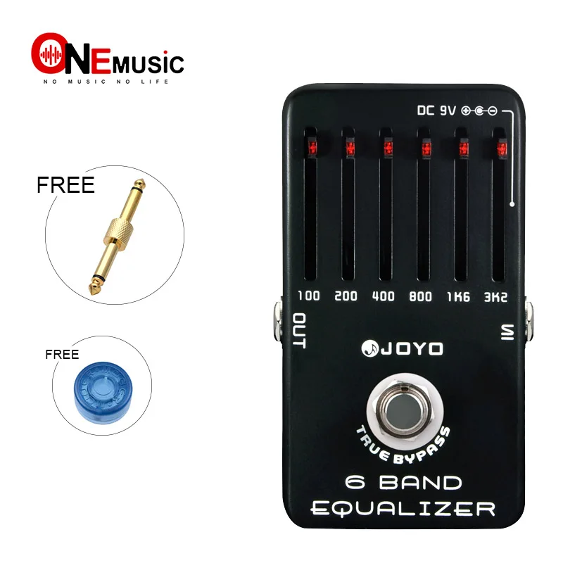 JOYO JF-11 6 полос гитары EQ педаль Эквалайзер для создания спецэффектов Stompbox