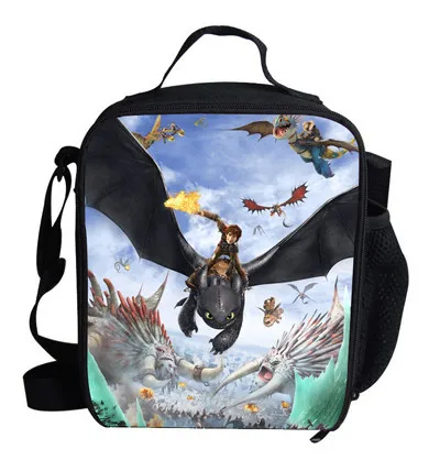 Популярная сумка для пикника для еды сумка для детей мультфильм Как приручить дракона кулер мешок для девочек мальчиков