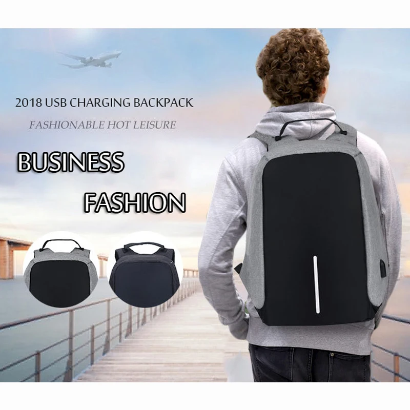  Anti theft Backpack Bobby Travel mochila bagpack Large Capacity USB Men Laptop Backpack College Sch - 32973583215