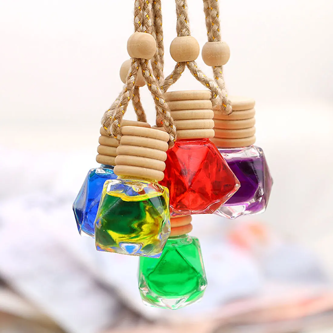 

CAR-partment 5color 1pcs Creative Air Fresheners Fragrance Essential Oil Diffuser Car Hanging Perfume car styling