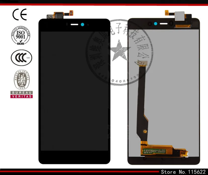 

LCD display screen for Xiaomi Mi4c Cell Phone, (black, original (PRC), with touchscreen,with Logo)