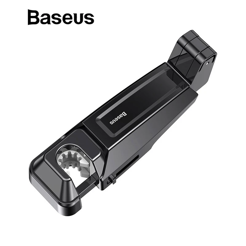

Baseus 2in1 Car Phone Holder Headrest Hooks Back Seat Hook Car Mount Holder Fastener Backseat Organizer Hanger Clip for Bag