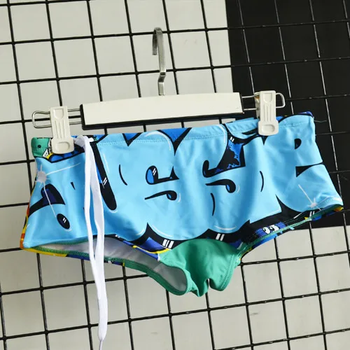 Austinbem гей для мужчин s мужские плавки для купания мужские шорты для купания шорты для плавания, плавки человек пикантные Плавание мужские шорты Боксеры плавки Sunga XL - Цвет: Синий