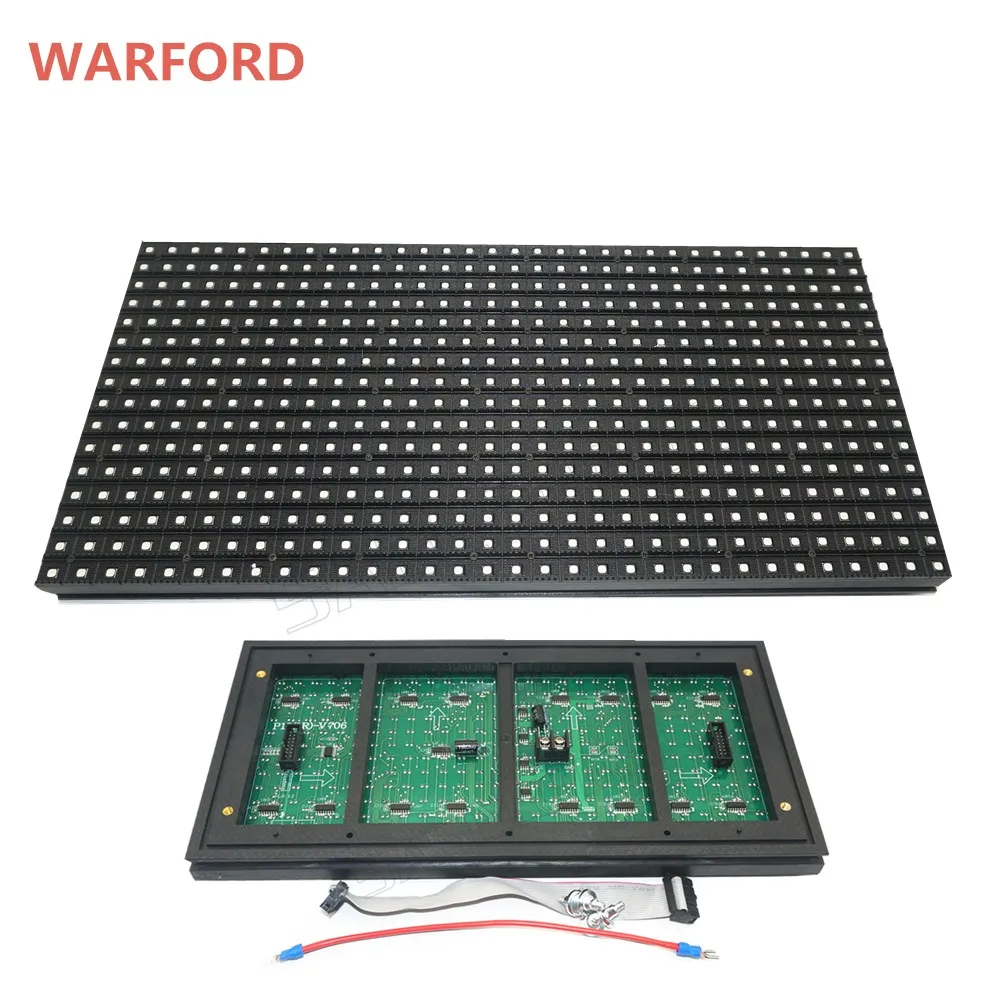 

LED Display Module Panel Window Sign Shop Sign P10 out door IP65 320*160mm 32*16pixels RGB full color /single color Matrix DIY