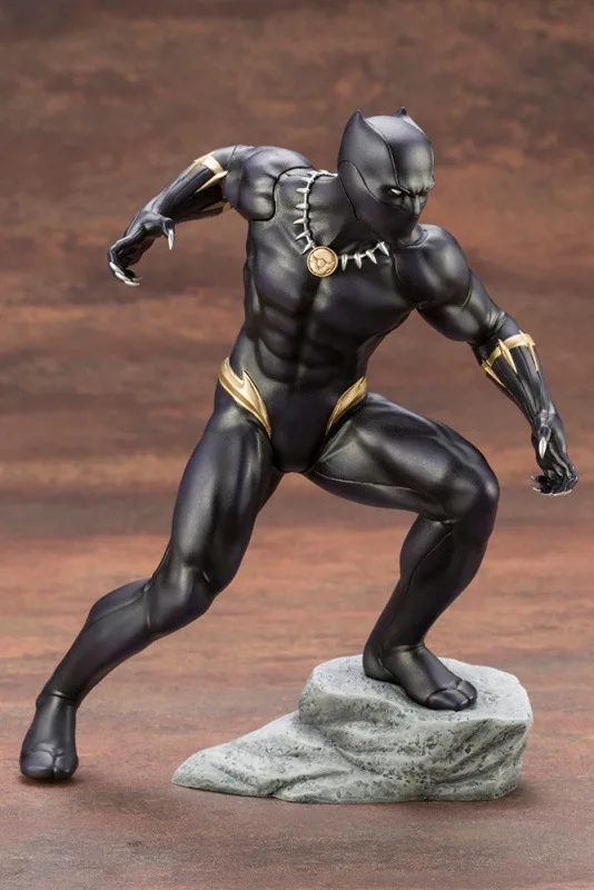 Marvel Мстители Черная пантера фигурки ART модель игрушки 18 см
