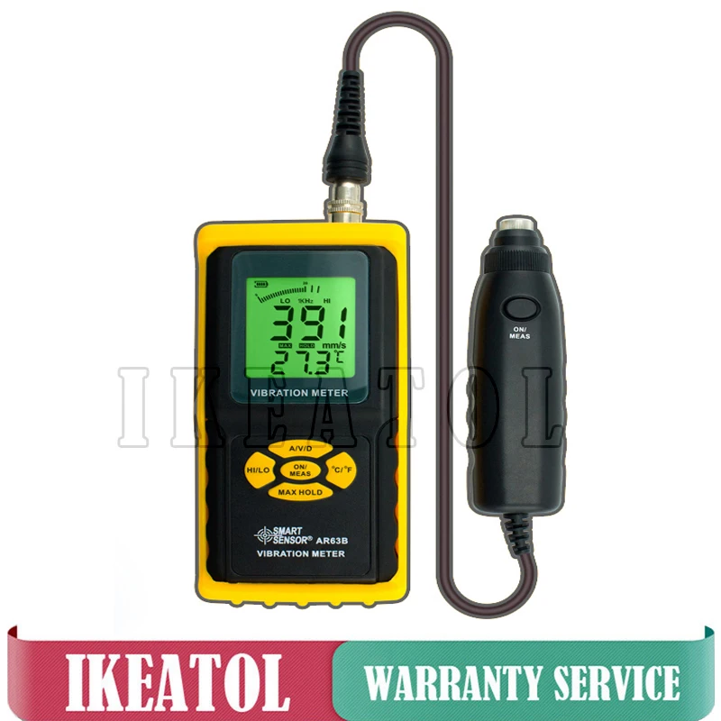 

AR63B Digital Precision Tester Analyzer Vibrometer Velocity Acceleration Displacement measurement