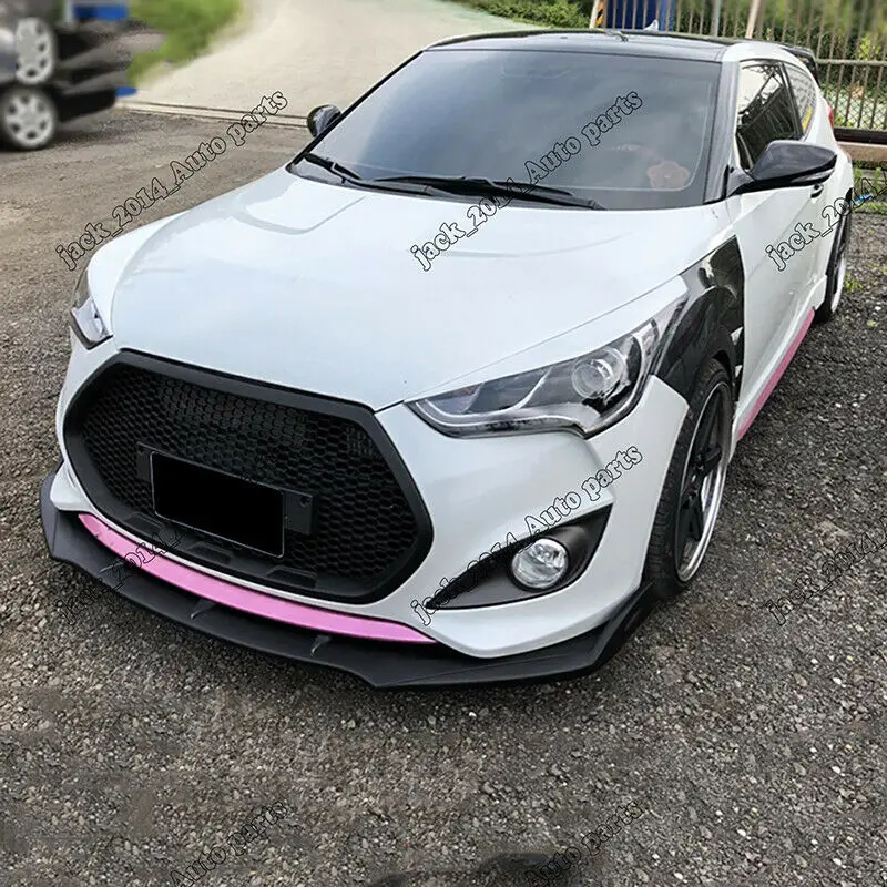 Юбка переднего бампера для губ средства ухода за кожей комплект для Hyundai Veloster 2011 2012 2013