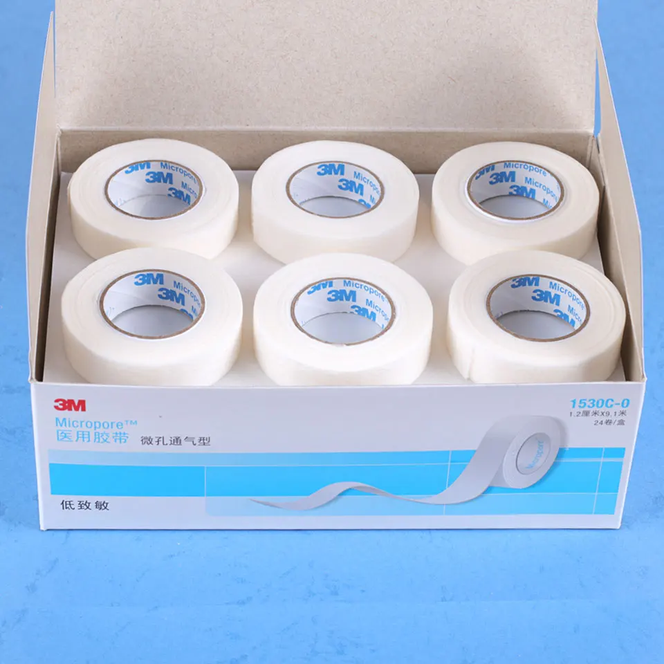 

48 rolls 1530C-0 Surgical Tape Protect Under Eyelash For Eyelash Extension Soft Feeling Professional Tools On the Eye Pads