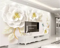 Beibehang 3d фоновые обои росписи гостиной диван спальня jewellery Роза ТВ на заказ любой размер обои papel tapiz