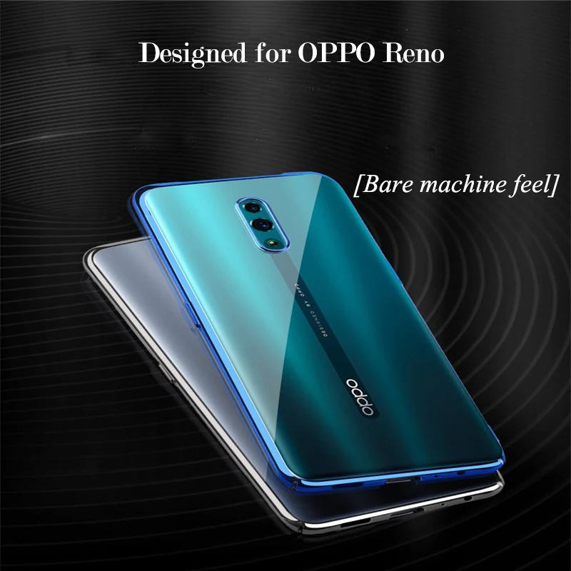 Для OPPO Reno 10x Zoom чехол покрытие Прозрачный Универсальный ПК устойчивый к царапинам