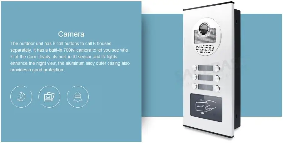 HOMSECUR 4," TFT видео дверной звонок безопасности домофон с ИК-камерой для дома/квартиры