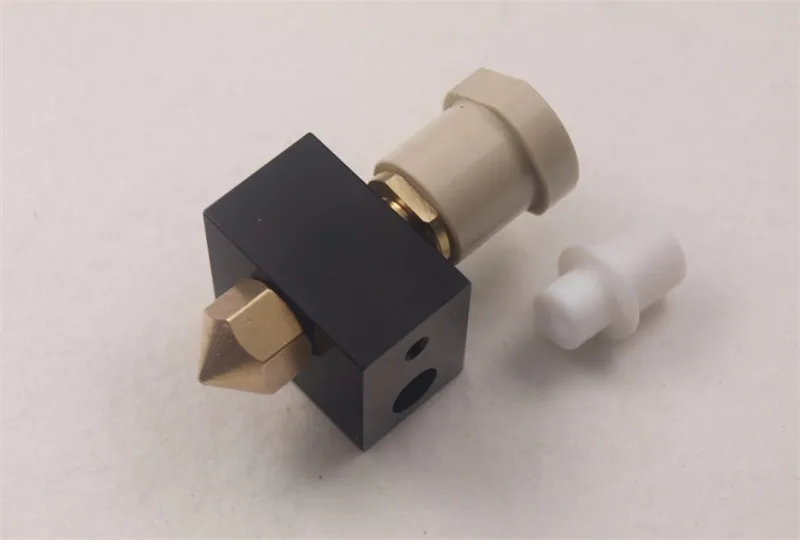 

Wanhao i3 3D printer spare parts Duplicator 5 mini Hot End kit 3mm filament Isolator Coupler heater block 0.4mm nozzle D5