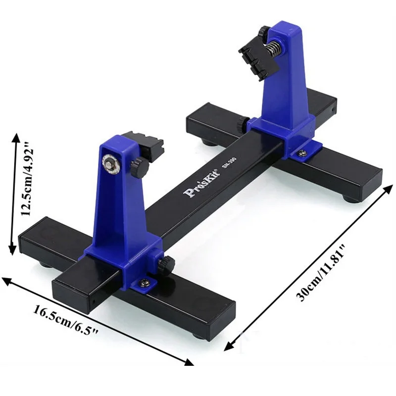 Pro'sKit SN-390 PCB Регулируемый паяльный зажим держатель подставка зажим инструмент для калибровки вращение на 360 градусов