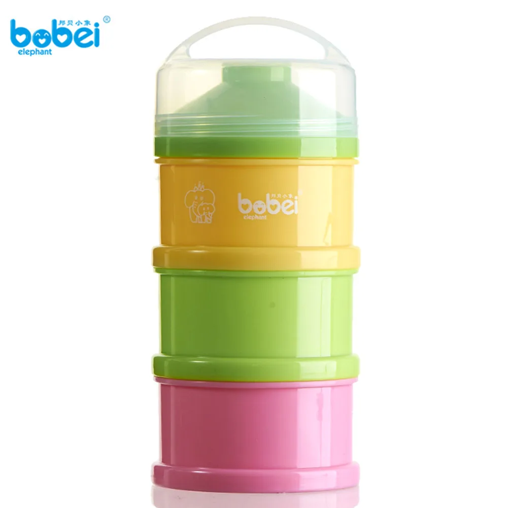 3 Layer Baby Infant Feeding Milk Powder Milk Container Storage Feeding Box Food Bottle Contain