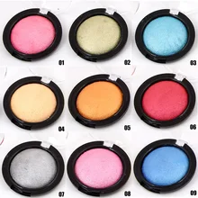 Ems или dhl 100 шт Высокое качество 24 цвета минералов запеченные блестящие тени для век