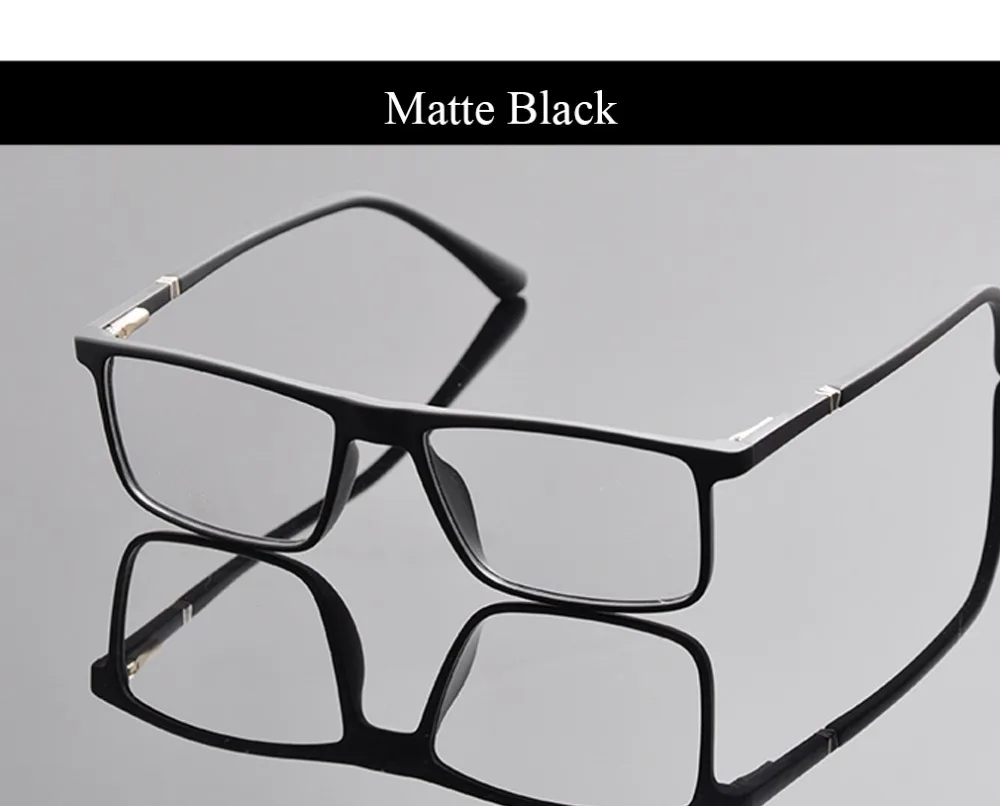 Синие блокирующие очки для мужчин, анти-голубые лучи, прямоугольные очки с пружинным шарниром, компьютерные очки, прозрачные линзы, оправа для очков