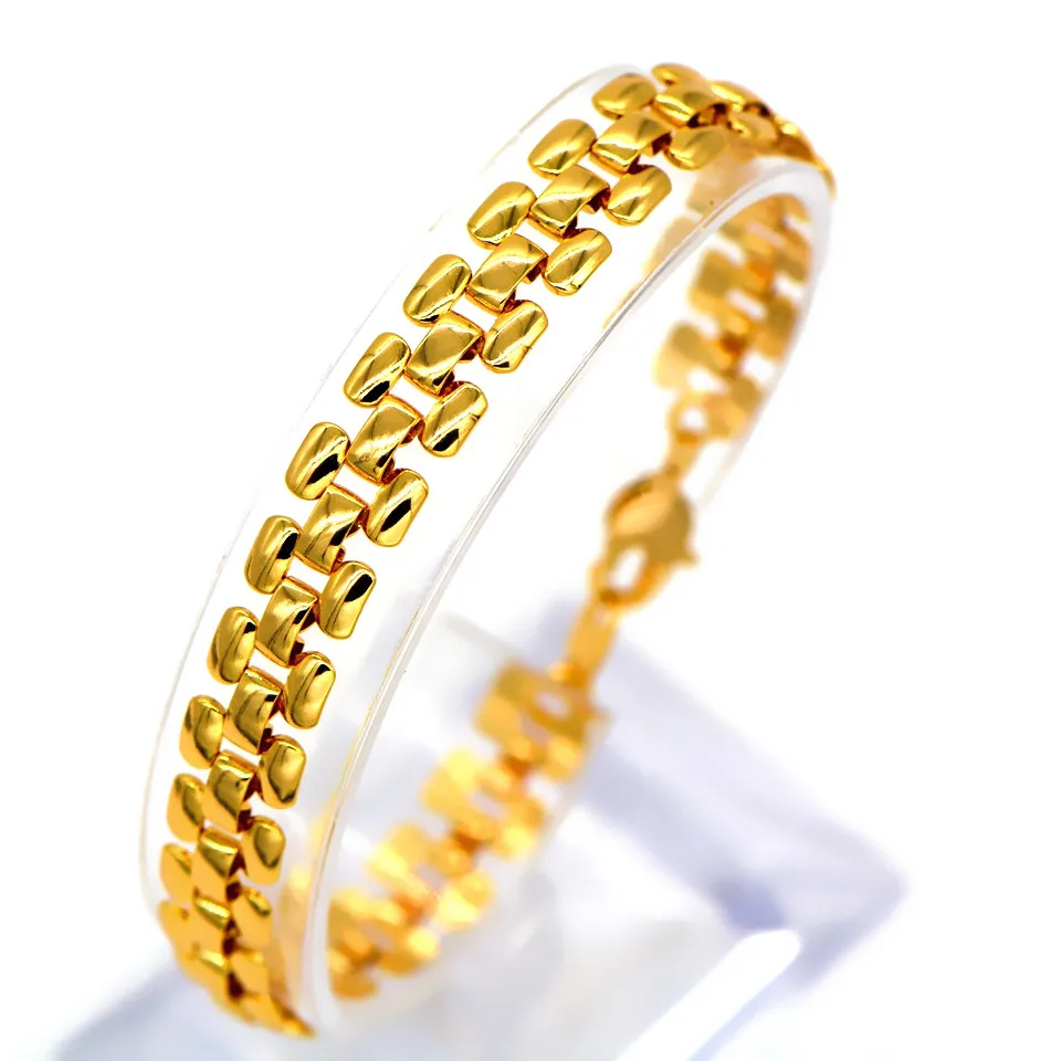 High Quality Celebrity Gold/Silver colour Fashion Bracelet Unisex