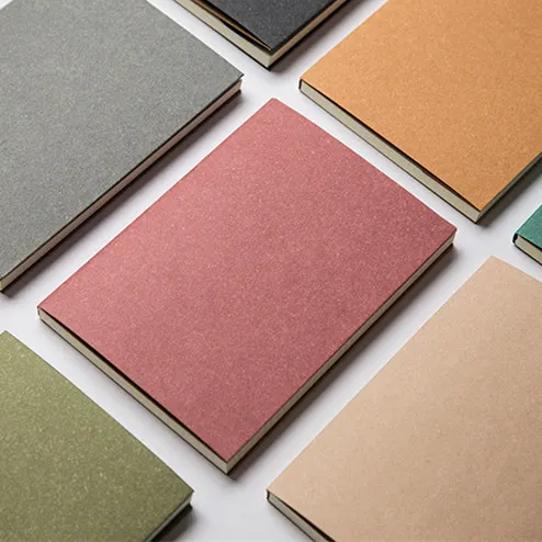 BLINGIRD simple color paper cover 5mm mesh notebook UI font design coordinates book bare diary stationery cahier note